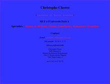 Tablet Screenshot of christophe.chorro.fr